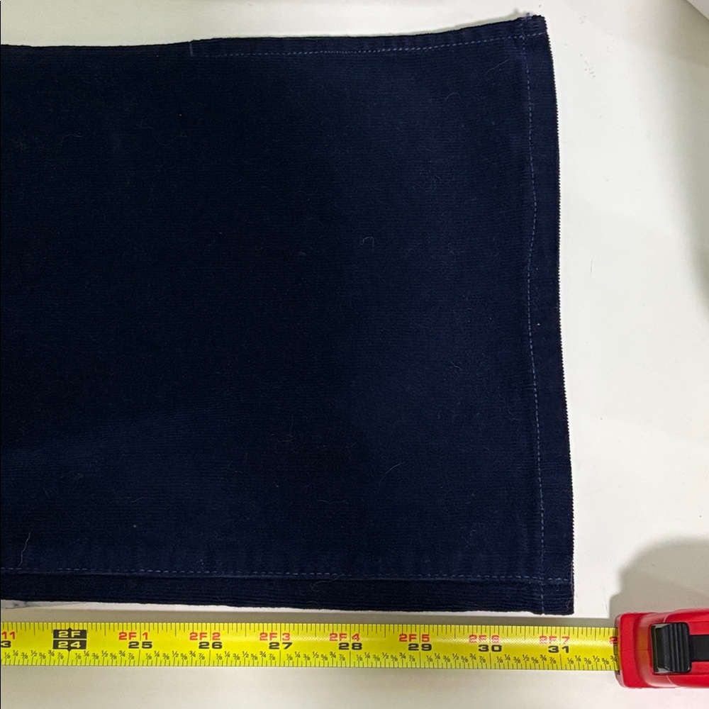 Madewell Women Corduroy Pants Straight Leg Dark Blue Kick out Sz 31 New Midrise - Picture 13 of 14
